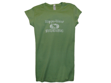 HW SWIMMING Female Short Sleeve Longer Length Tee