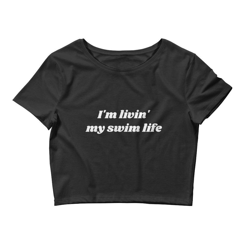 LIVIN LIFE Female Crop Top Tee